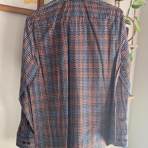 NEW Men's Perry Ellis patterned l/s button down shirt - Picture 2 of 3